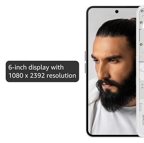 Nothing Phone (3A) 5G (White, 8GB RAM, 256GB Storage) : Amazon.in